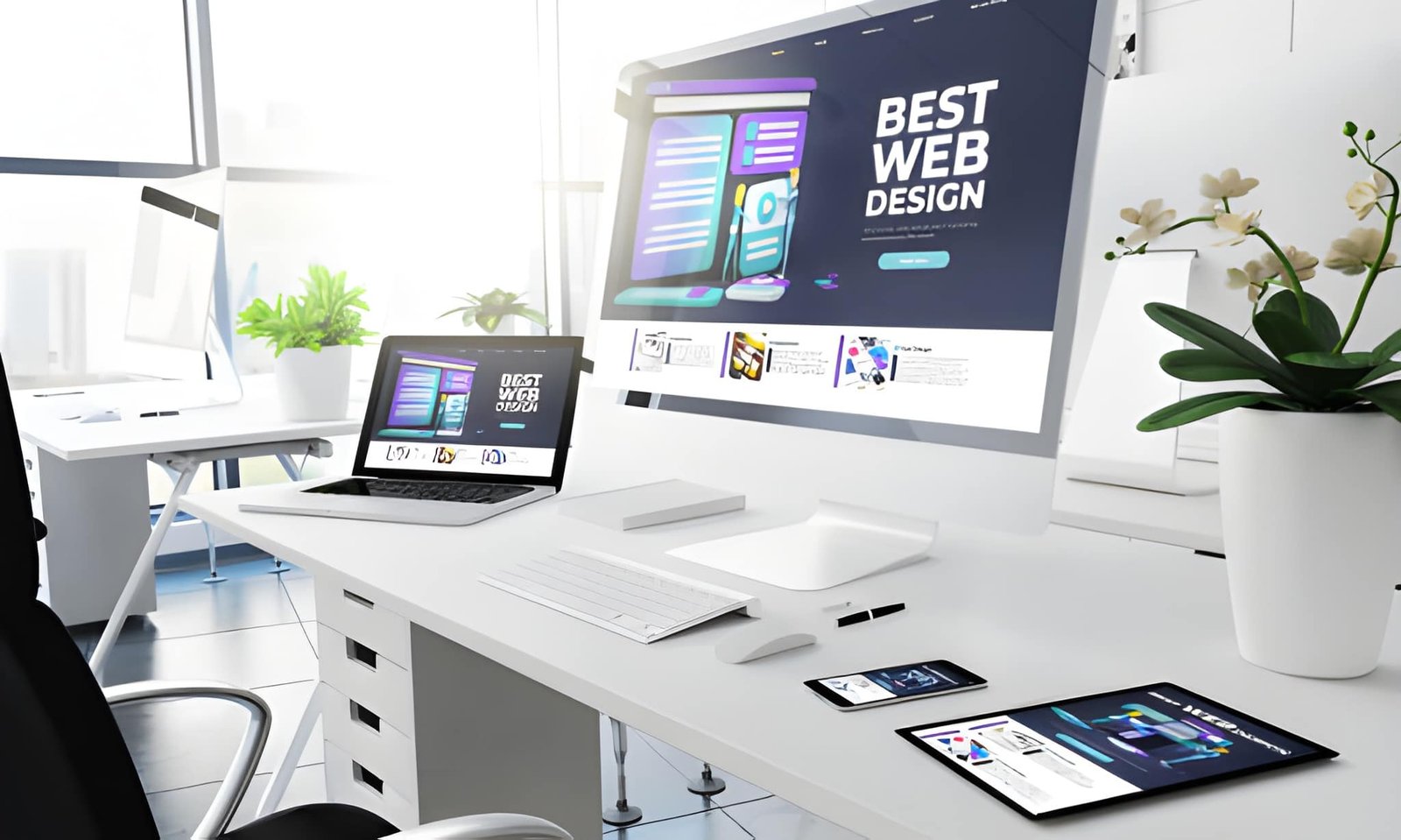 Professional web design services by Rankosys — fast, SEO-ready websites built from scratch