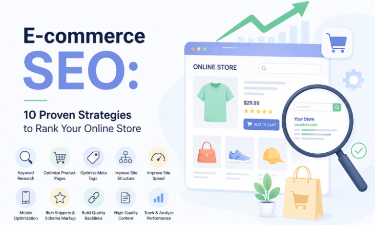Ecommerce SEO: 10 Proven Strategies to Grow Organic Traffic & Sales in 2026 (Free Store SEO Audit)