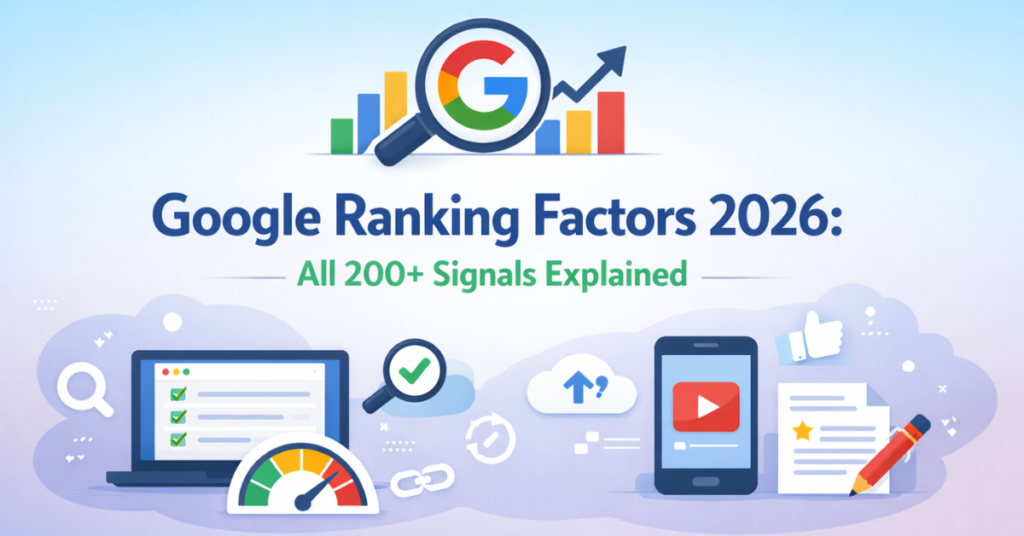 Google Ranking Factors 200+ 2026