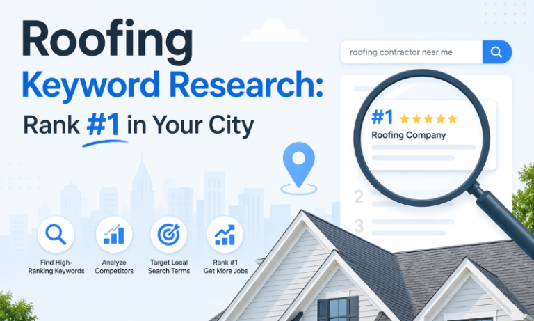 Roofing Keyword Research: Easy Way to Rank #1 (2026)