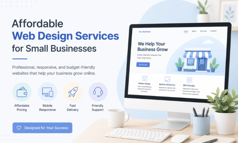 Web Design Services for Small Businesses — Custom Sites From $399, Live in 7 Days
