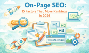 on-page seo checklist